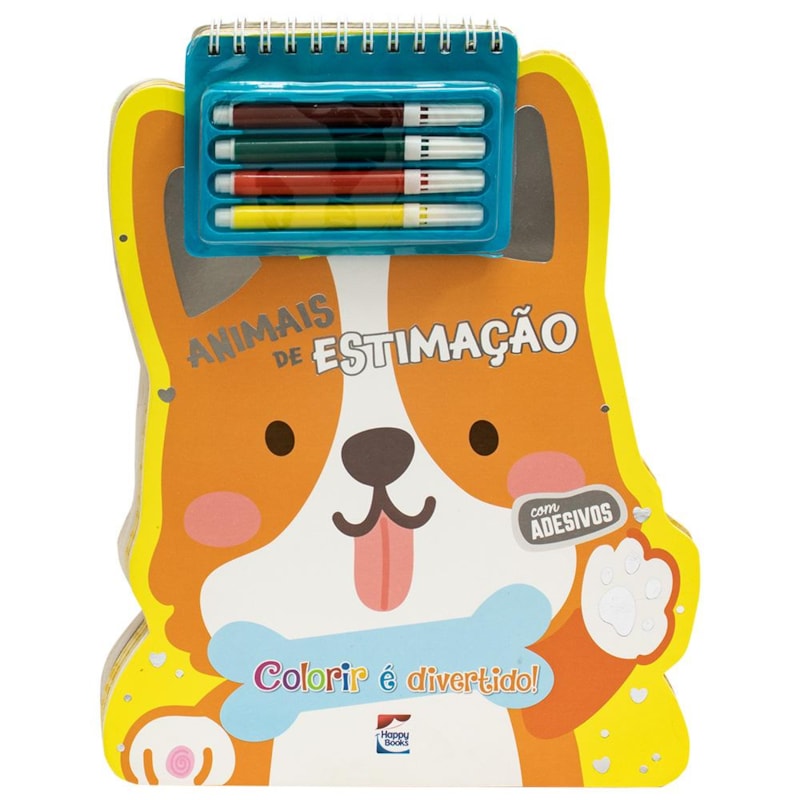 COLORIR É DIVERTIDO! ANIMAIS DE ESTIMAÇÃO