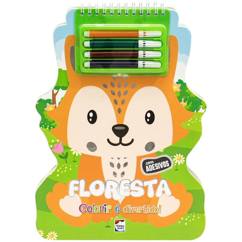 COLORIR É DIVERTIDO! FLORESTA