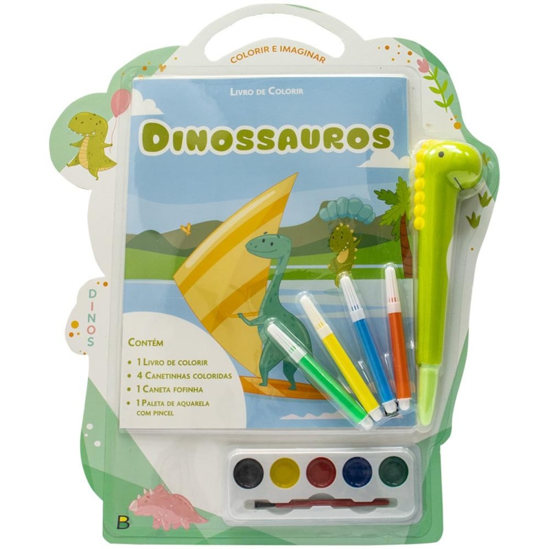 COLORIR E IMAGINAR: DINOSSAUROS