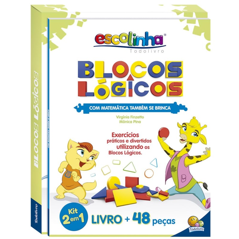 Com Matemática também se brinca:Blocos Lógicos(Escolinha T)
