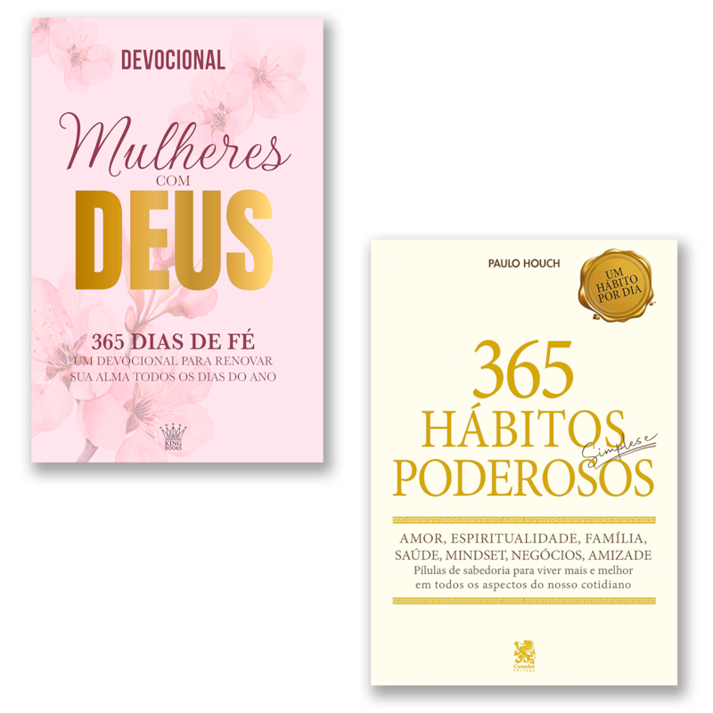 COMBO 365 DIAS - KIT COM 2 LIVROS DEVOCIONAIS