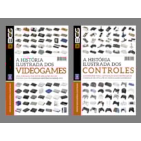 COMBO A HISTÓRIA ILUSTRADA DOS VIDEOGAMES E CONTROLES - SUPERPÔSTER BGS