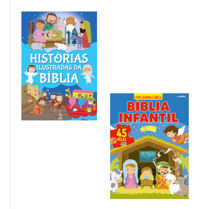 COMBO BÍBLIA INFANTIL ESPECIAL - KIT COM 2 LIVRINHOS