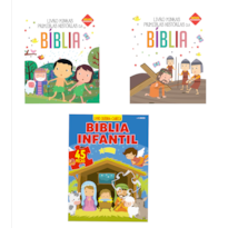 COMBO BÍBLIA INFANTIL - KIT COM 3 LIVRINHOS