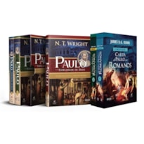 COMBO BOX PAULO E A FIDELIDADE DE DEUS - N. T. WRIGHT + COMENTÁRIO À CARTA DE PAULO AOS ROMANOS - JAMES DUNN
