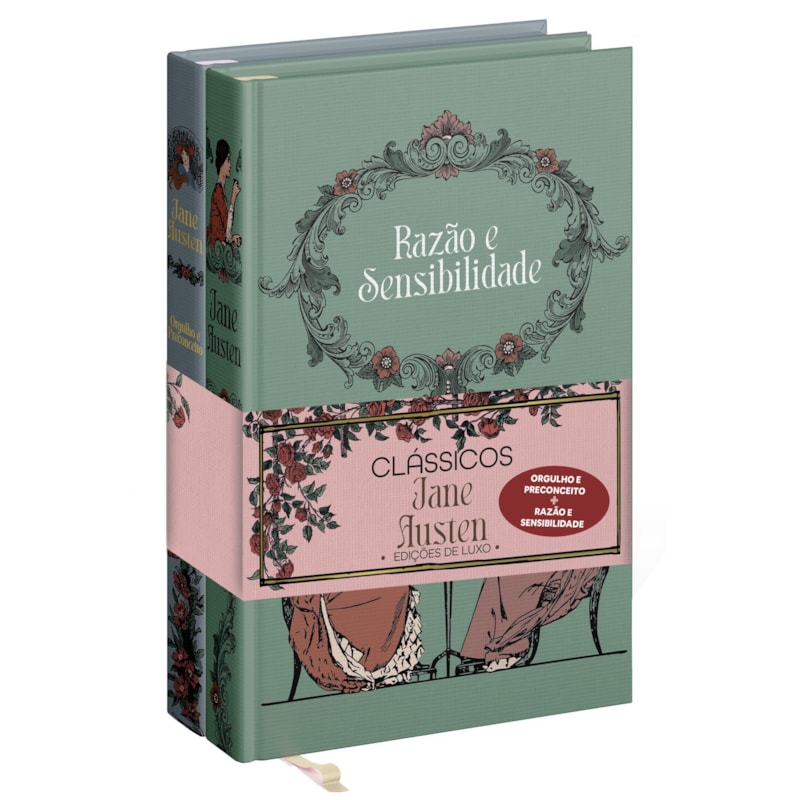 COMBO CLÁSSICOS JANE AUSTEN | EDIÇÃO LUXO: ORGULHO E PRECONCEITO + RAZÃO E SENSIBILIDADE