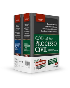 COMBO CÓDIGO CIVIL E PROCESSO CIVIL - LEGISLAÇÃO PROCESSUAL EM VIGOR - 16ª EDIÇÃO 2024