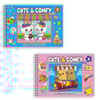 COMBO CUTE & COMFY SUPER EXTRA 04 - KIT COM 2 LIVROS - CAPA DURA HOLOGRÁFICA