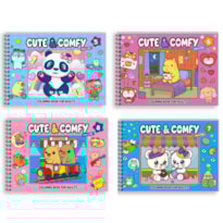 COMBO CUTE & COMFY SUPER EXTRA COMPLETO 02 - KIT COM 4 LIVROS - CAPA DURA HOLOGRÁFICA