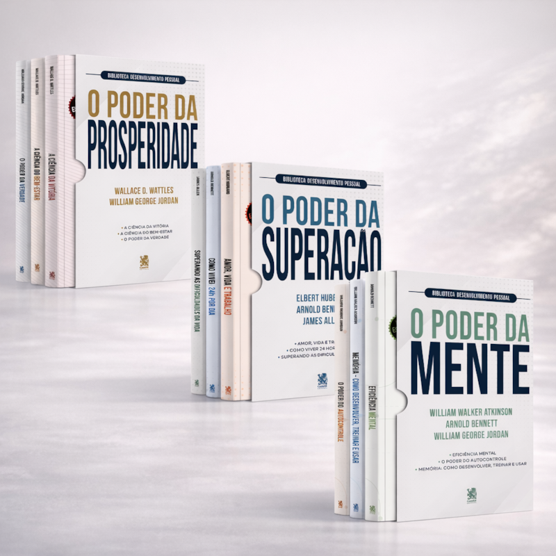 COMBO DESENVOLVIMENTO PESSOAL | KIT COM 3 BOXES