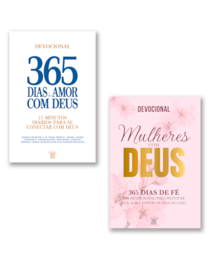 COMBO DEVOCIONAL - KIT COM 2 LIVROS DEVOCIONAIS