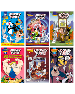 COMBO QUADRINHOS LOONEY TUNES - KIT COM 6 QUADRINHOS
