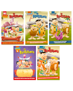 COMBO QUADRINHOS OS FLINTSTONES - KIT COM 5 QUADRINHOS