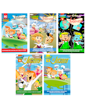 COMBO QUADRINHOS OS JETSONS - KIT COM 5 QUADRINHOS
