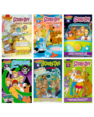 COMBO QUADRINHOS SCOOBY-DOO - KIT COM 6 QUADRINHOS