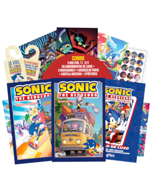 COMBO SONIC VOLUMES 11, 12 E EDIÇÃO ESPECIAL 30 ANOS