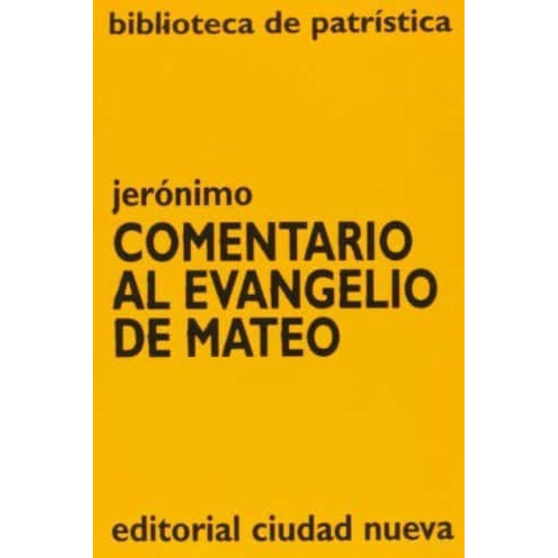 COMENTARIO AL EVANGELIO DE MATEO