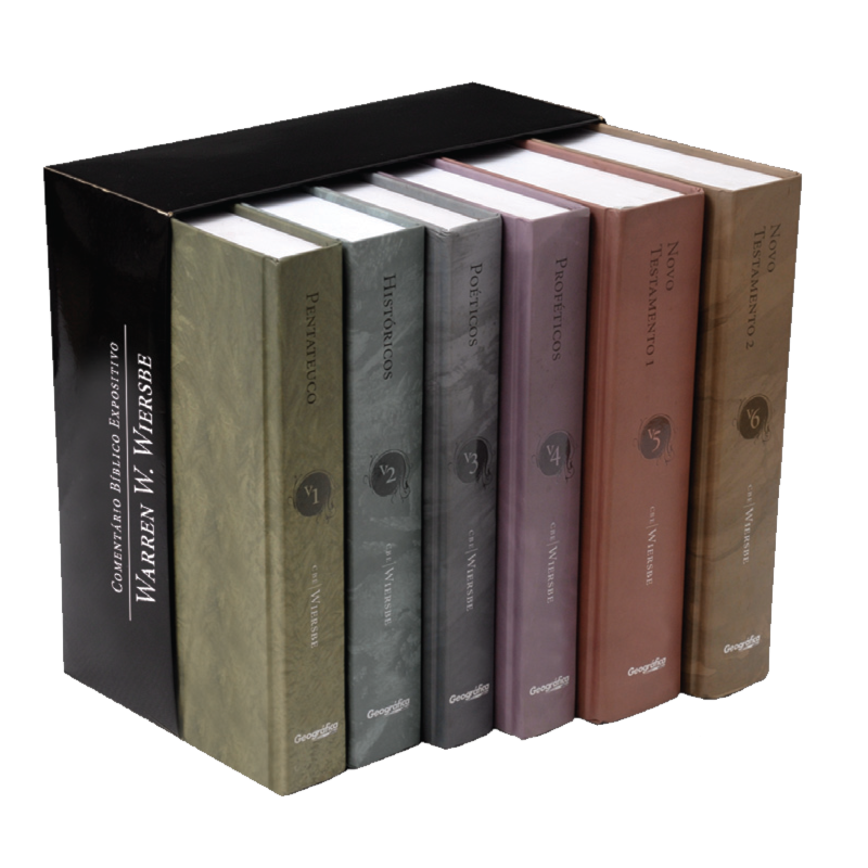 COMENTÁRIO BÍBLICO EXPOSITIVO WIERSBE - 6 VOLUMES