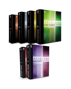 COMENTÁRIO BIBLICO MATTHEW HENRY - 6 VOLUMES