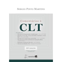 COMENTÁRIOS À CLT - 24ª EDIÇÃO 2026