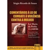 COMENTARIOS A LEI DE COMBATE A VIOLENCIA CONTRA A MULHER - 2