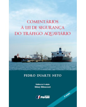 Comentários à lei de segurança do tráfego aquaviário