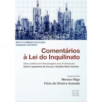 COMENTÁRIOS À LEI DO INQUILINATO