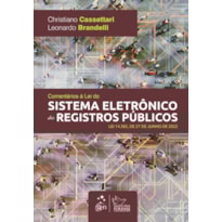 COMENTÁRIOS À LEI DO SISTEMA ELETRÔNICO DOS REGISTROS PÚBLICOS - 1ª EDIÇÃO 2023