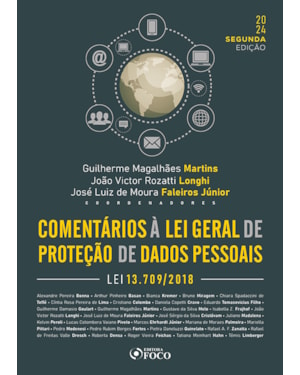 COMENTÁRIOS À LEI GERAL DE PROTEÇÃO DE DADOS - 2ª ED - 2024