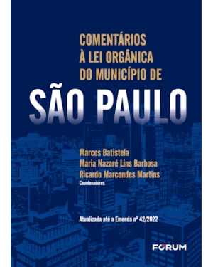 Comentários à lei orgânica de são paulo