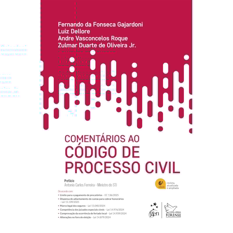 COMENTÁRIOS AO CÓDIGO DE PROCESSO CIVIL - 6ª EDIÇÃO 2026