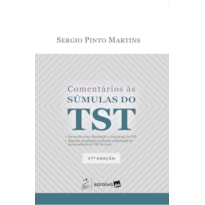 COMENTÁRIOS ÀS SUMULAS DO TST - 17ª EDIÇÃO 2026