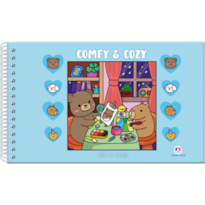 COMFY AND COZY BLUE - PARA COLORIR