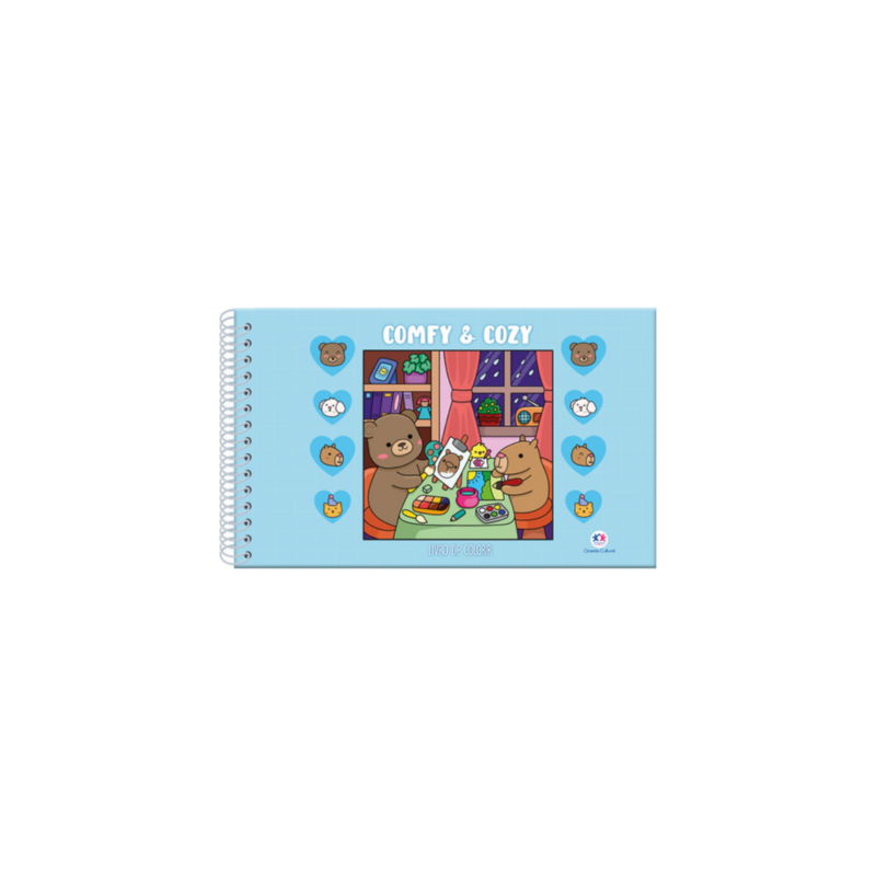 COMFY AND COZY BLUE - PARA COLORIR