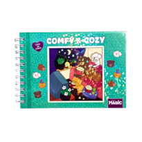 COMFY AND COZY GREEN - LIVRO DE COLORIR