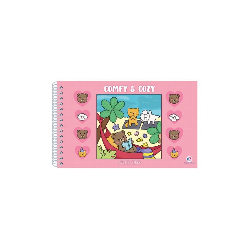 Comfy and Cozy Pink - Para Colorir