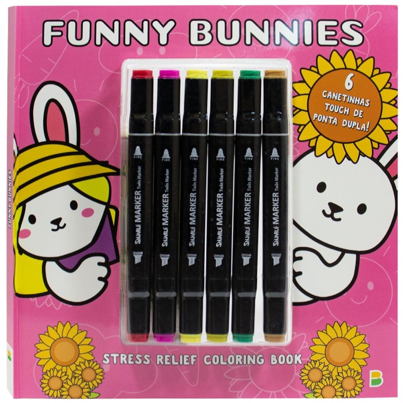 COMFY COLORING: FUNNY BUNNIES