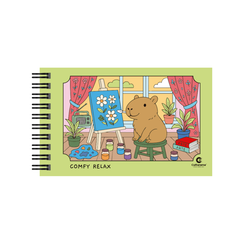 COMFY RELAX VERDE - CAPA DURA COM WIRE-O