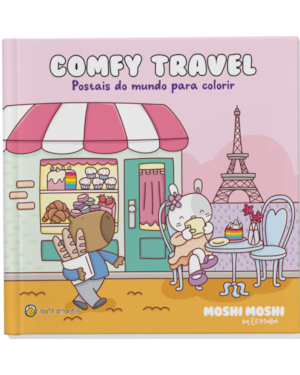 Comfy Travel: Postais do mundo para colorir