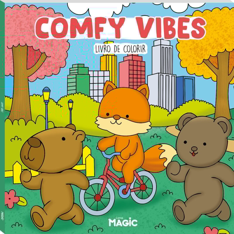 COMFY VIBES - LIVRO DE COLORIR