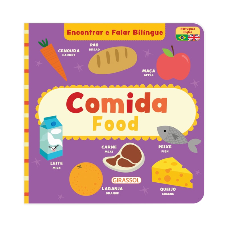 COMIDA/ FOOD - ENCONTRAR E FALAR BILÍNGUE