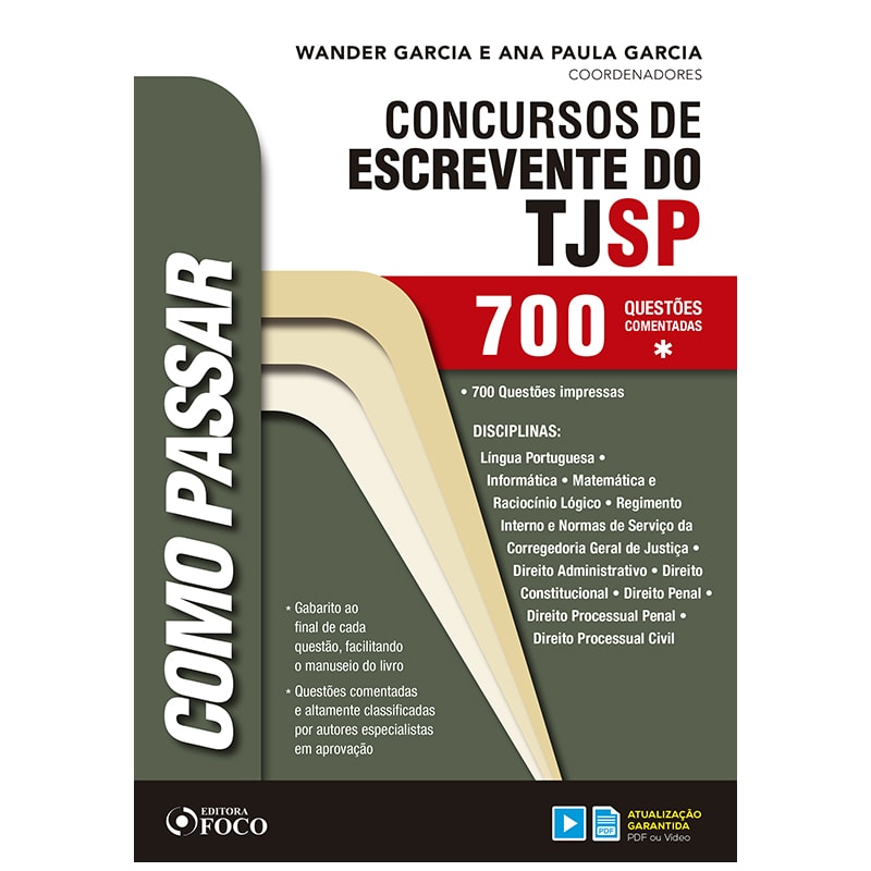 COMO PASSAR CONCURSOS DE ESCREVENTE DO TJSP