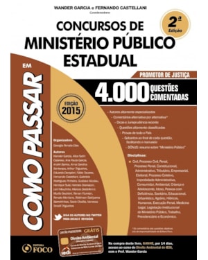 COMO PASSAR EM CONCURSOS DE MINISTERIO PUBLICO ESTADUAL - PROMOTOR DE JUSTI - 2ª