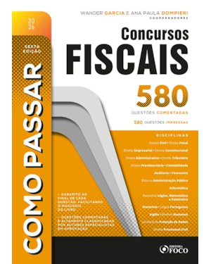 Como Passar em Concursos Fiscais: 3.500 Questões Comentadas 6ª Ed - 2026: 3.500 Questões Comentadas
