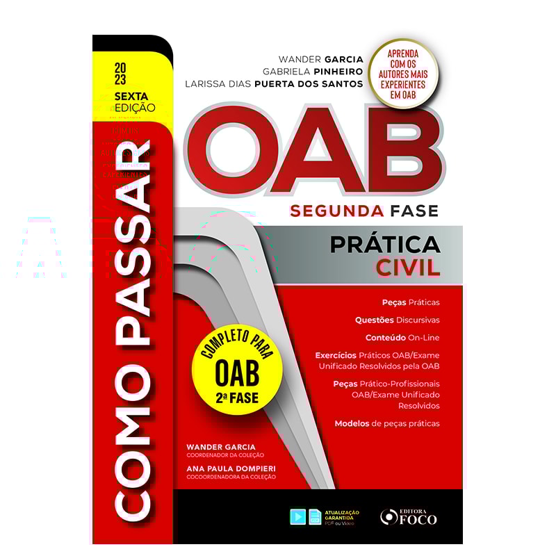 COMO PASSAR NA OAB 2ª FASE - PRÁTICA CIVIL - 6ª ED - 2023