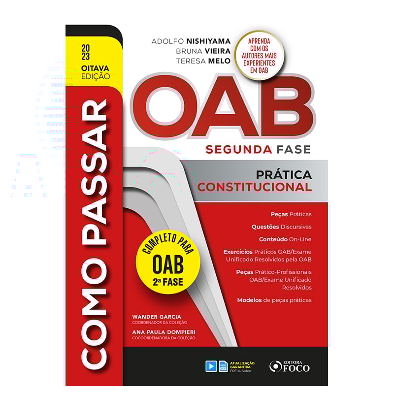 COMO PASSAR NA OAB 2ª FASE - PRÁTICA CONSTITUCIONAL - 8ª ED - 2023