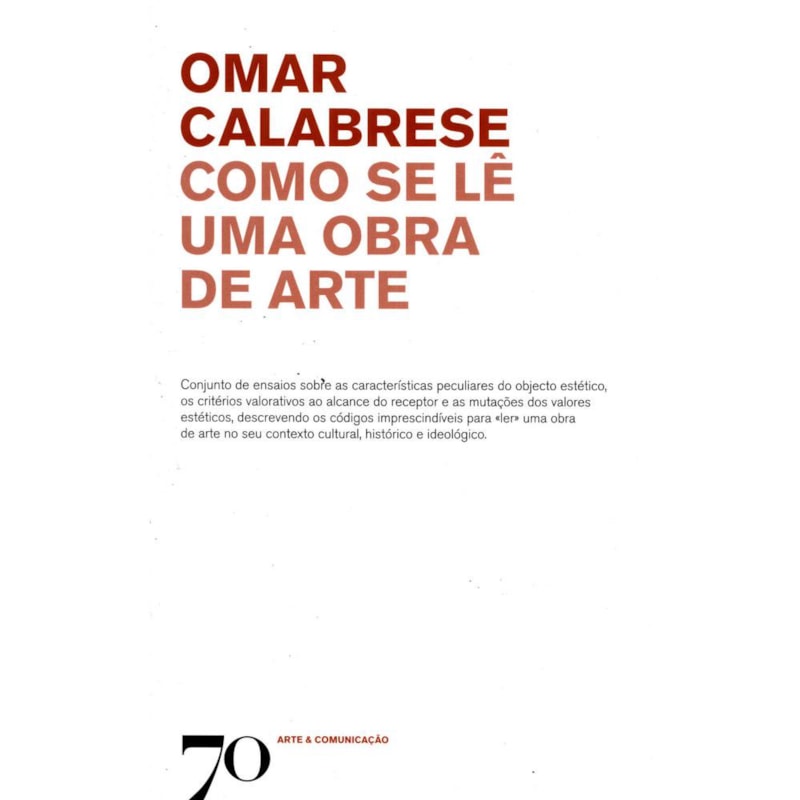 Como se lê uma obra de arte