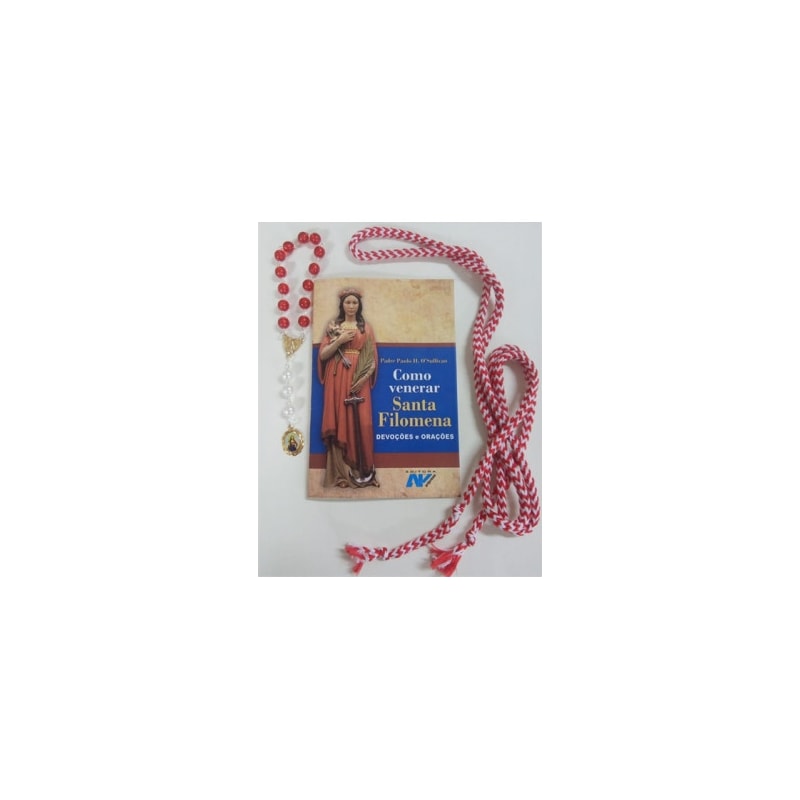 COMO VENERAR SANTA FILOMENA (KIT)