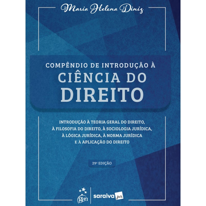 COMPÊNDIO DE INTRODUÇÃO À CIÊNCIA DO DIREITO - 29ª EDIÇÃO 2026