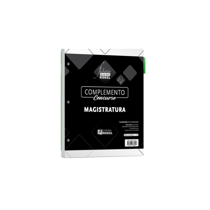 COMPLEMENTO - CONCURSO MAGISTRATURA - FICHÁRIO DE LEI SECA